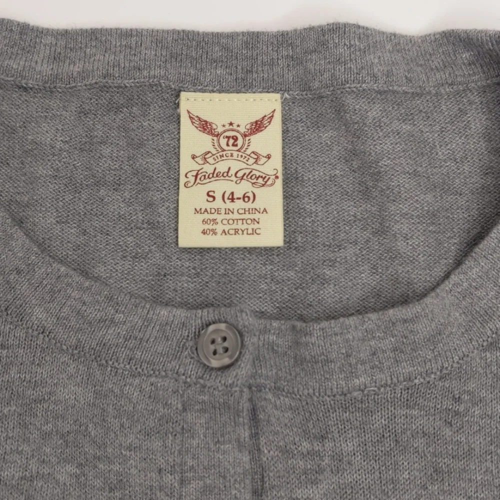 Faded Glory Cardigan Sweater Size Small